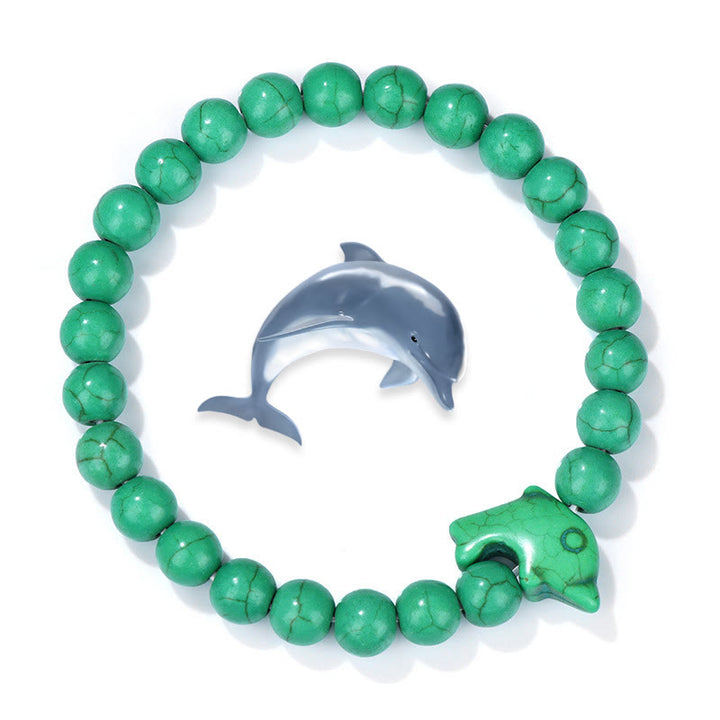 Bracciale Olivenorma Dolphin Ocean Guardian Turchese - Turchese verde - image 7