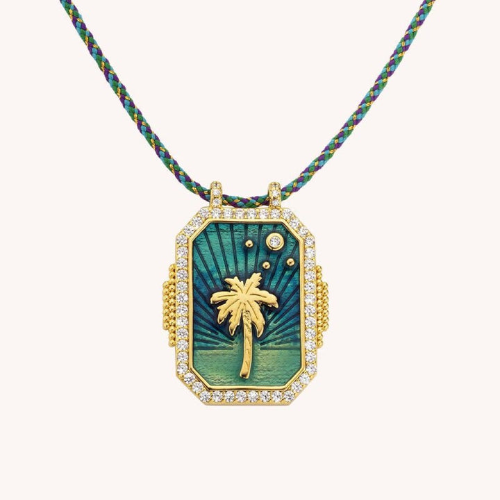 Olivenorma - Collana con bracciale intrecciato e caleidoscopio dei tarocchi colorati - Collana della speranza - image 4