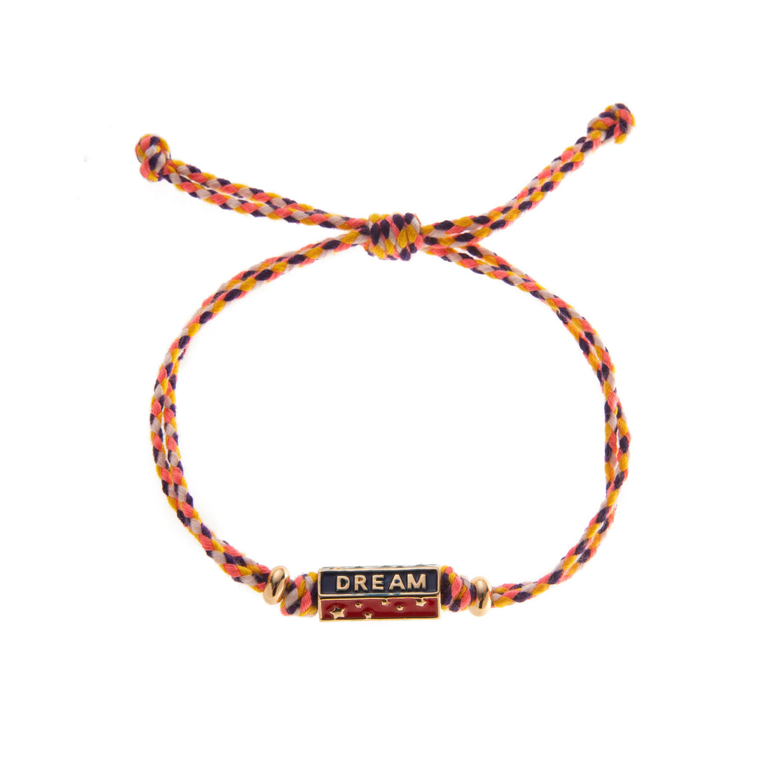 Collana con braccialetto intrecciato con ciondolo a forma di lettera dei Tarocchi Tribali Olivenorma - DREAM - Braccialetto - image 6