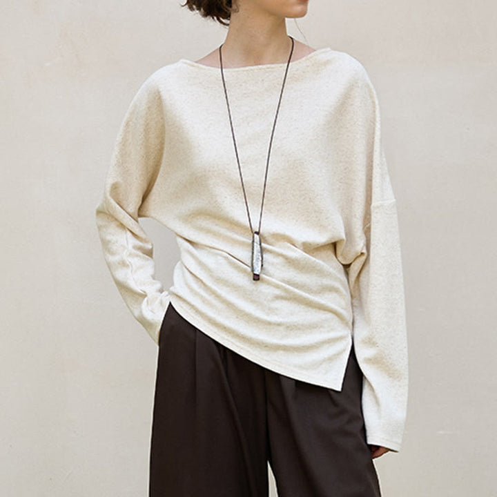 Olivenorma ha progettato camicette in cotone e lino a maniche lunghe con vestibilità regolare e felpa - image 3