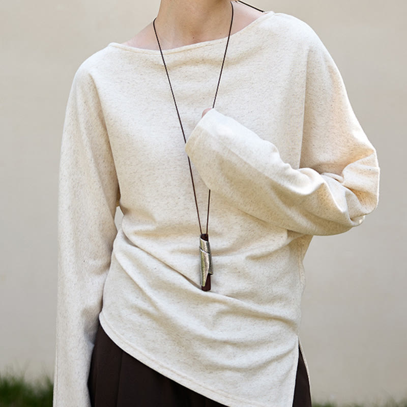 Olivenorma ha progettato camicette in cotone e lino a maniche lunghe con vestibilità regolare e felpa - image 1