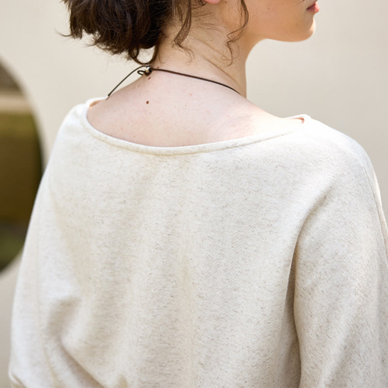 Olivenorma ha progettato camicette in cotone e lino a maniche lunghe con vestibilità regolare e felpa - image 4