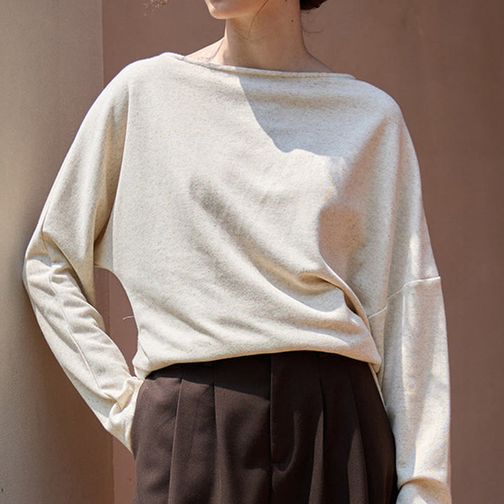 Olivenorma ha progettato camicette in cotone e lino a maniche lunghe con vestibilità regolare e felpa - image 8