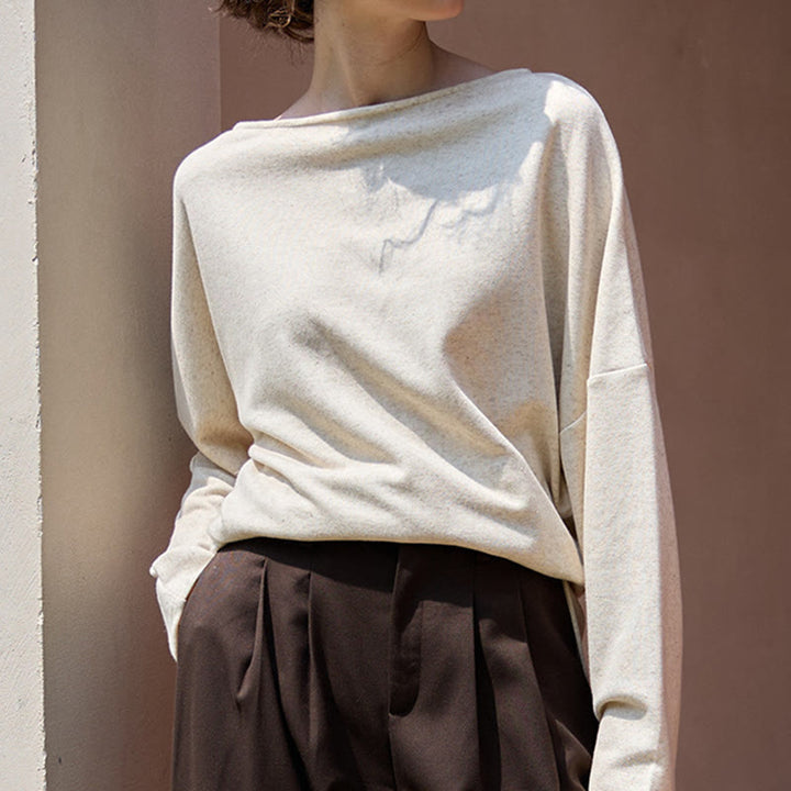 Olivenorma ha progettato camicette in cotone e lino a maniche lunghe con vestibilità regolare e felpa - image 7