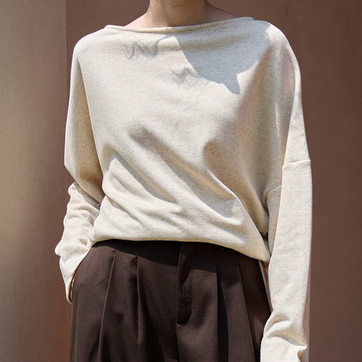 Olivenorma ha progettato camicette in cotone e lino a maniche lunghe con vestibilità regolare e felpa - image 6