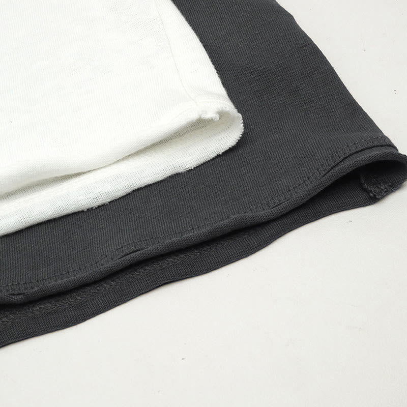 Olivenorma Felpa da donna a maniche lunghe arrotolate con colletto a forma di U in tinta unita - image 16