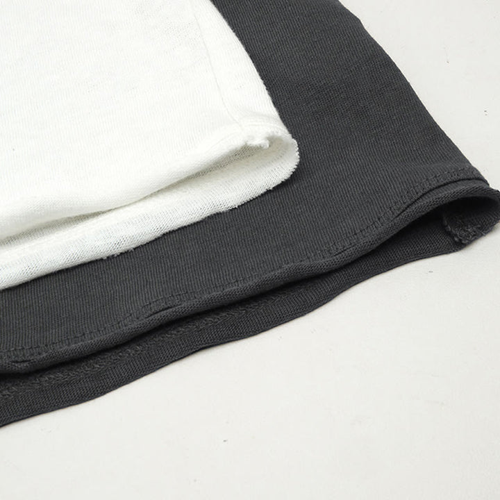 Olivenorma Felpa da donna a maniche lunghe arrotolate con colletto a forma di U in tinta unita - image 16