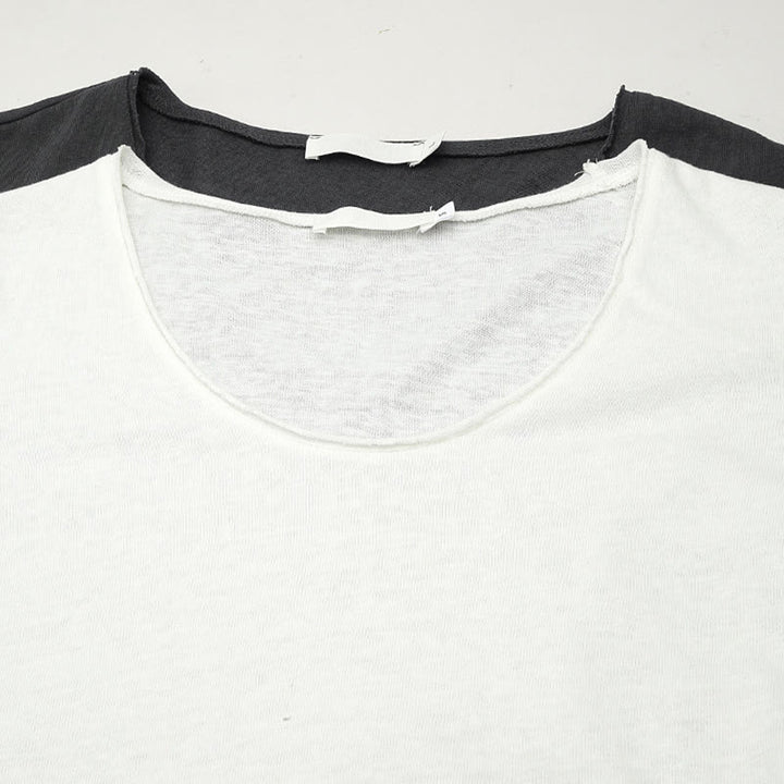 Olivenorma Felpa da donna a maniche lunghe arrotolate con colletto a forma di U in tinta unita - image 14