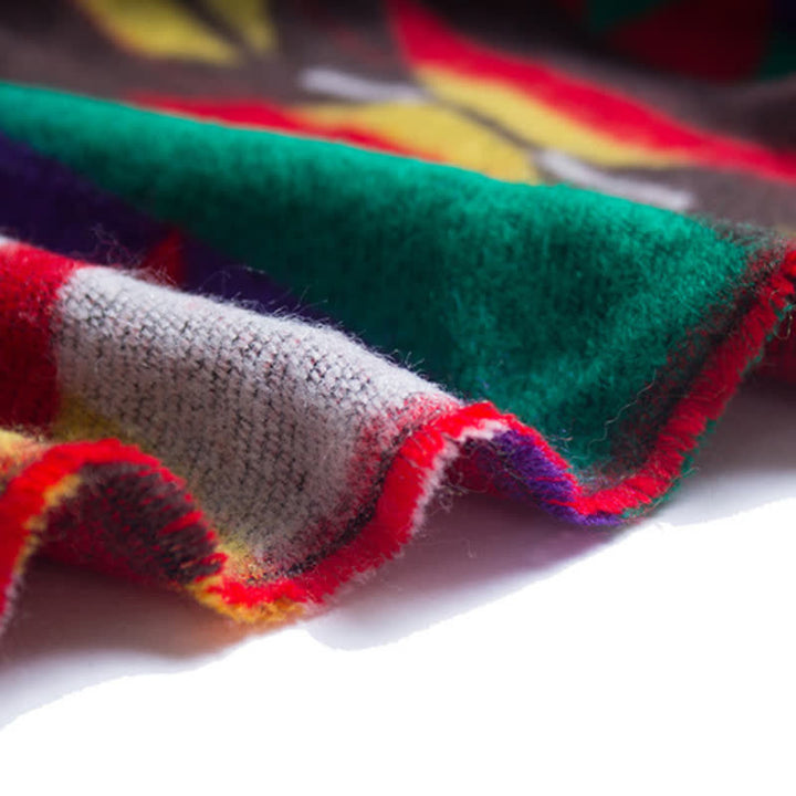 Scialle con sciarpa coperta scozzese classica Olivenorma - image 16