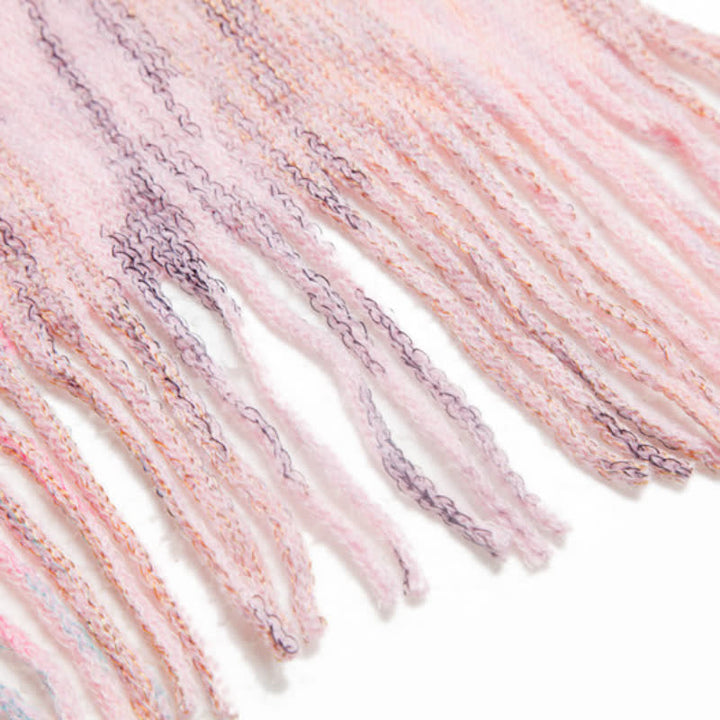 Olivenorma Poncho con volant e nappe Cardigan Scialle - image 13