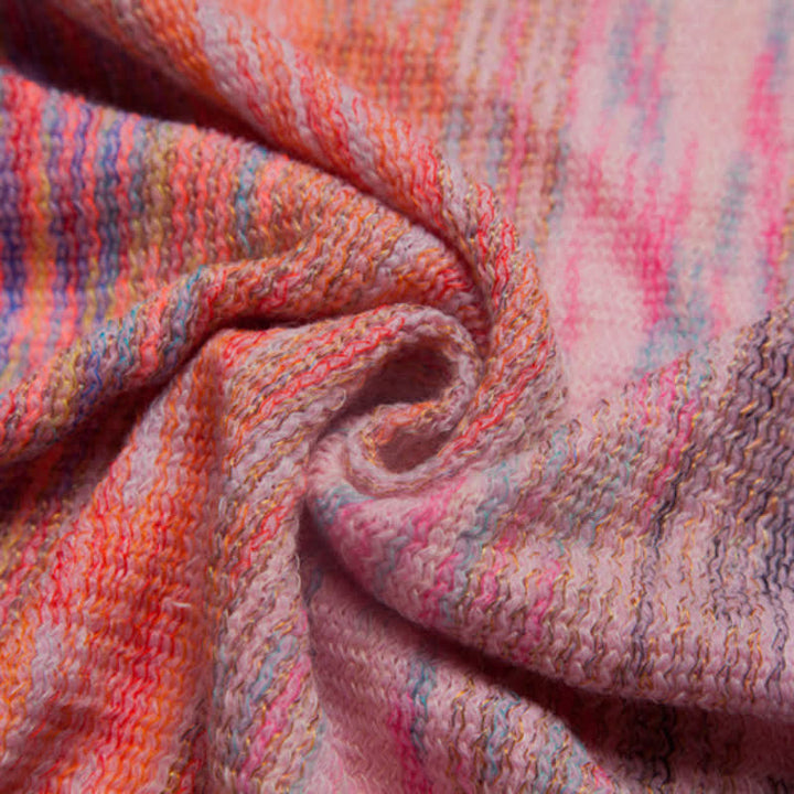 Olivenorma Poncho con volant e nappe Cardigan Scialle - image 12