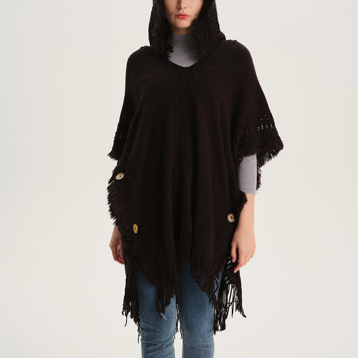 Olivenorma - Scialle cardigan in acrilico avorio sfumato - image 15