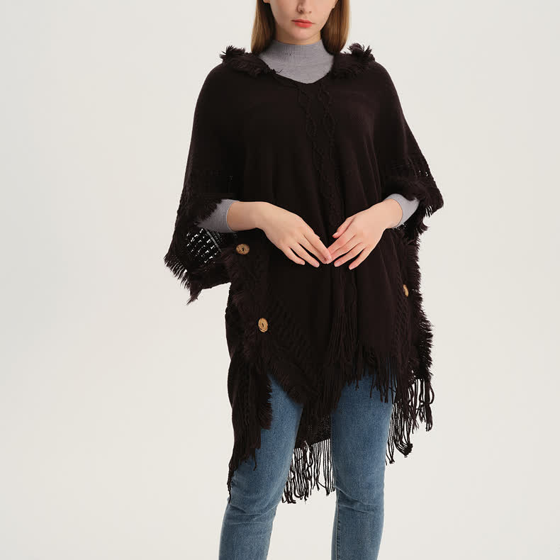 Olivenorma - Scialle cardigan in acrilico avorio sfumato - image 14