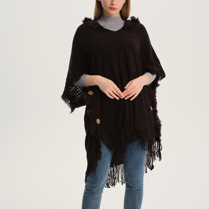 Olivenorma - Scialle cardigan in acrilico avorio sfumato - image 14