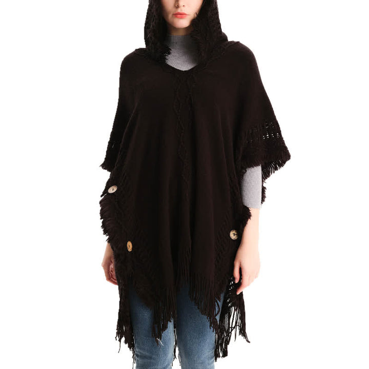 Olivenorma - Scialle cardigan in acrilico avorio sfumato - image 12