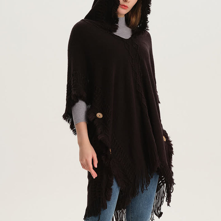 Olivenorma - Scialle cardigan in acrilico avorio sfumato - image 13