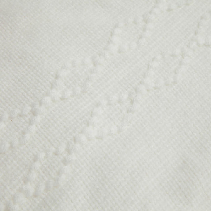 Olivenorma - Scialle cardigan in acrilico avorio sfumato - image 23