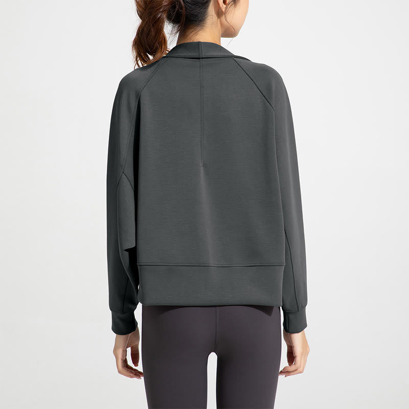 Olivenorma - Cardigan con maniche lunghe e morbida giacca aperta sul davanti, per meditazione e yoga - image 10