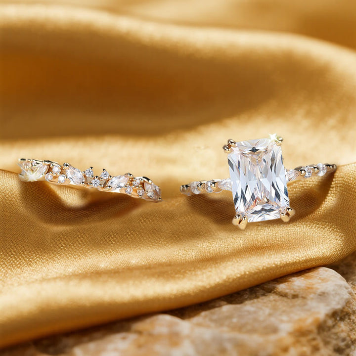 Anello duo con moissanite Olivenorma Sun-Kissed Embrace - image 4