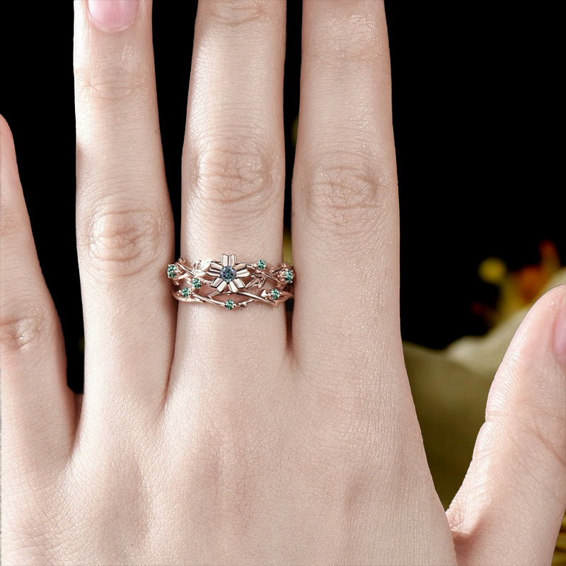 Anello duo floreale Olivenorma Sylvan Whisper - image 2