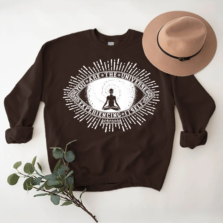 Olivenorma TU SEI L'UNIVERSO... Felpa in pile con motto spirituale - image 10