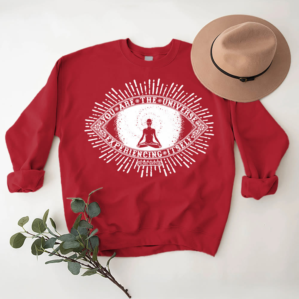 Olivenorma TU SEI L'UNIVERSO... Felpa in pile con motto spirituale - image 12