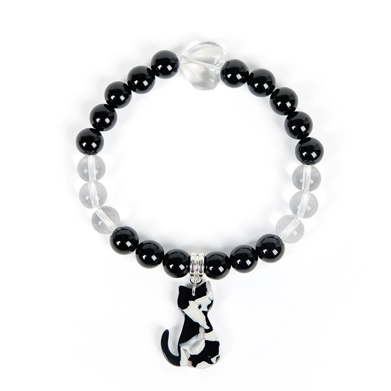 Braccialetto con pietre preziose Olivenorma Guardian Tuxedo Cat - image 4