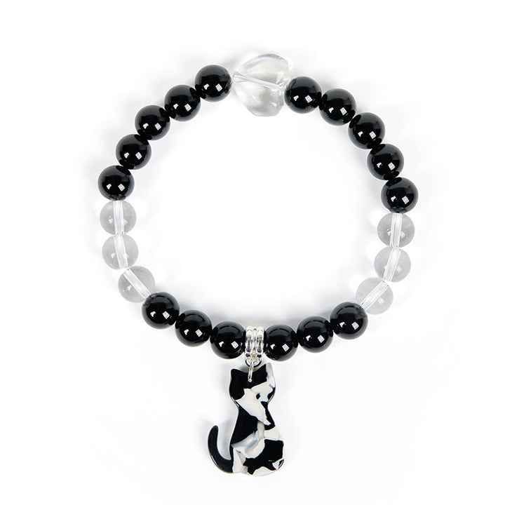 Braccialetto con pietre preziose Olivenorma Guardian Tuxedo Cat - image 4