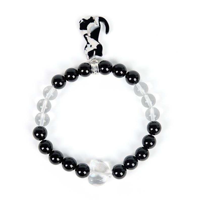 Braccialetto con pietre preziose Olivenorma Guardian Tuxedo Cat - image 6