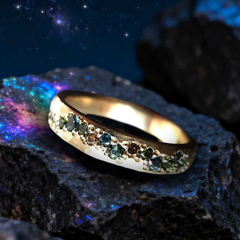 Anello Olivenorma Stardust Serenade Zirconia Rainbow - image 4