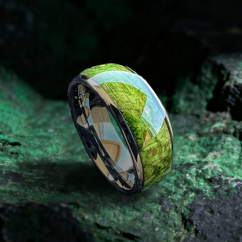 Anello in serpentinite Olivenorma Verdant Canopy - image 4