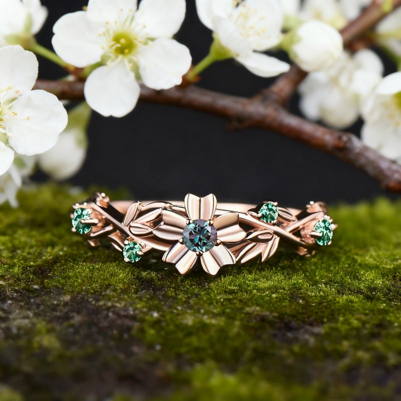 Anello duo floreale Olivenorma Sylvan Whisper - image 6