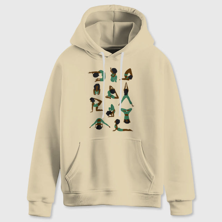 Olivenorma Yoga Poses Felpe oversize Outfit Maglioni in pile Top Felpe con cappuccio - image 13