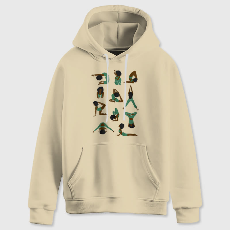 Olivenorma Yoga Poses Felpe oversize Outfit Maglioni in pile Top Felpe con cappuccio - image 13