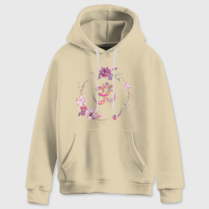 Olivenorma OM Symbol Flowers Maglioni Ispiratori Felpe Casual Yoga - image 12