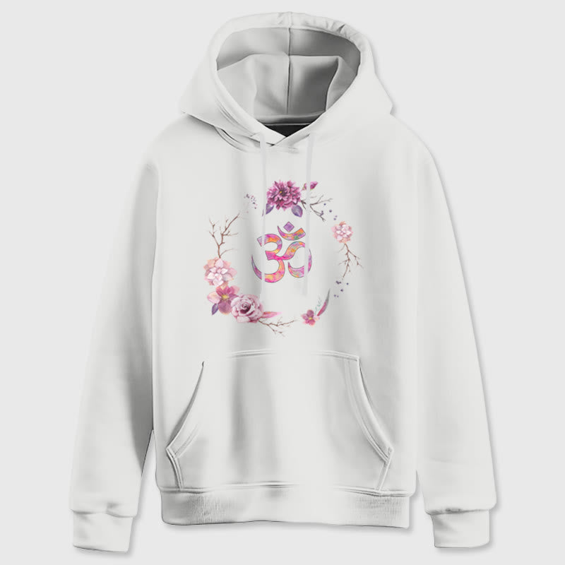 Olivenorma OM Symbol Flowers Maglioni Ispiratori Felpe Casual Yoga - image 8