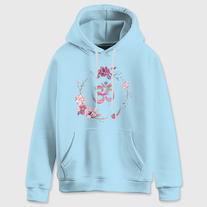Olivenorma OM Symbol Flowers Maglioni Ispiratori Felpe Casual Yoga - image 18
