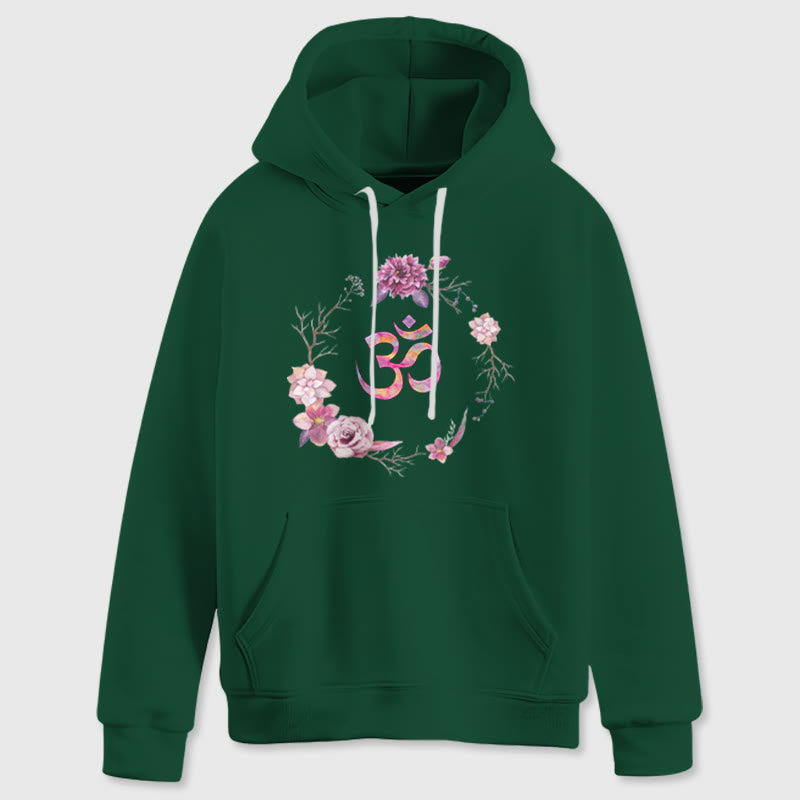 Olivenorma OM Symbol Flowers Maglioni Ispiratori Felpe Casual Yoga - image 16