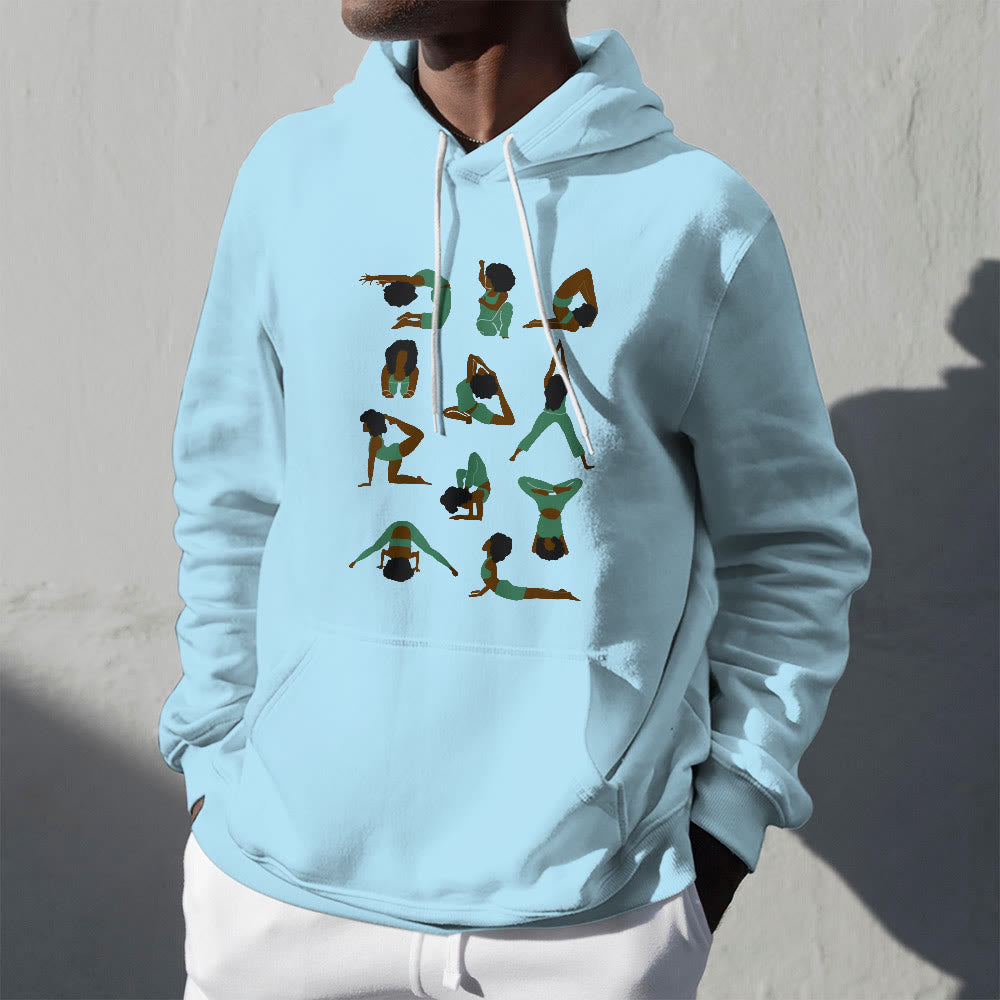 Olivenorma Yoga Poses Felpe oversize Outfit Maglioni in pile Top Felpe con cappuccio - image 2