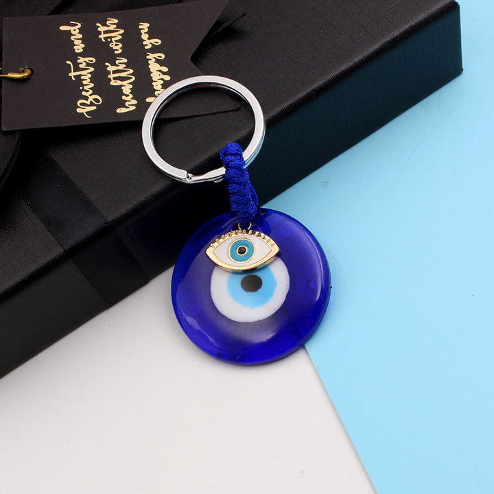 Portachiavi Olivenorma Blue Evil Eye con diversi ciondoli decorativi - Occhi d'oro - image 8