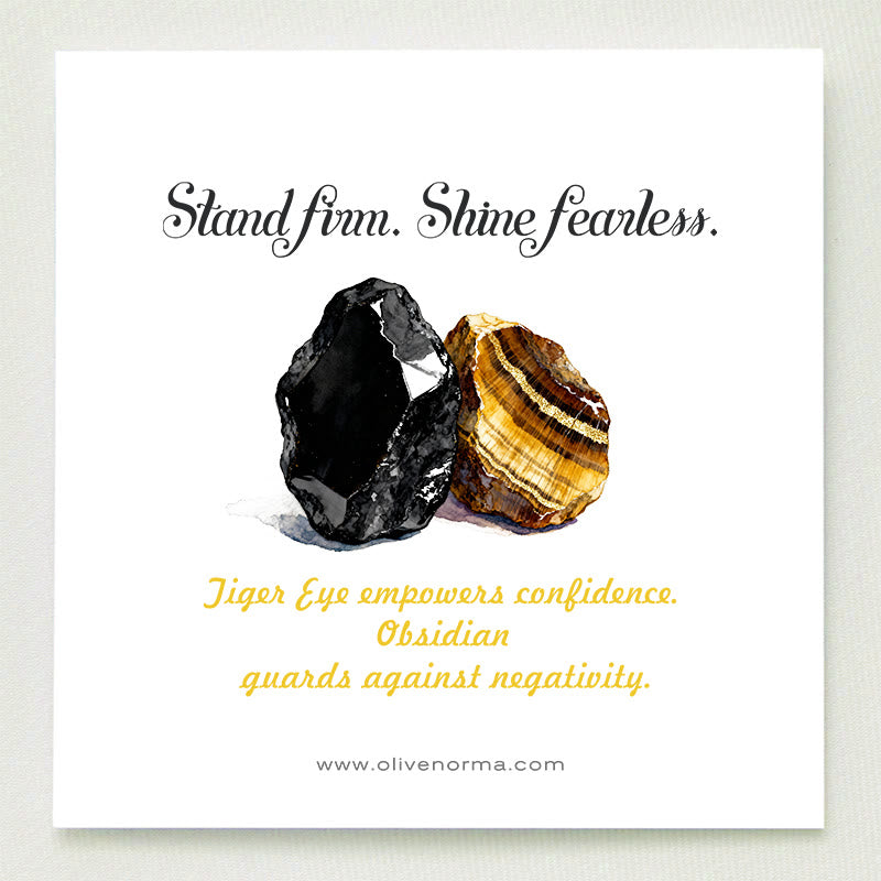 Piramide di orgone di protezione con occhio di tigre, fiamma e ossidiana del guardiano Olivenorma - image 1