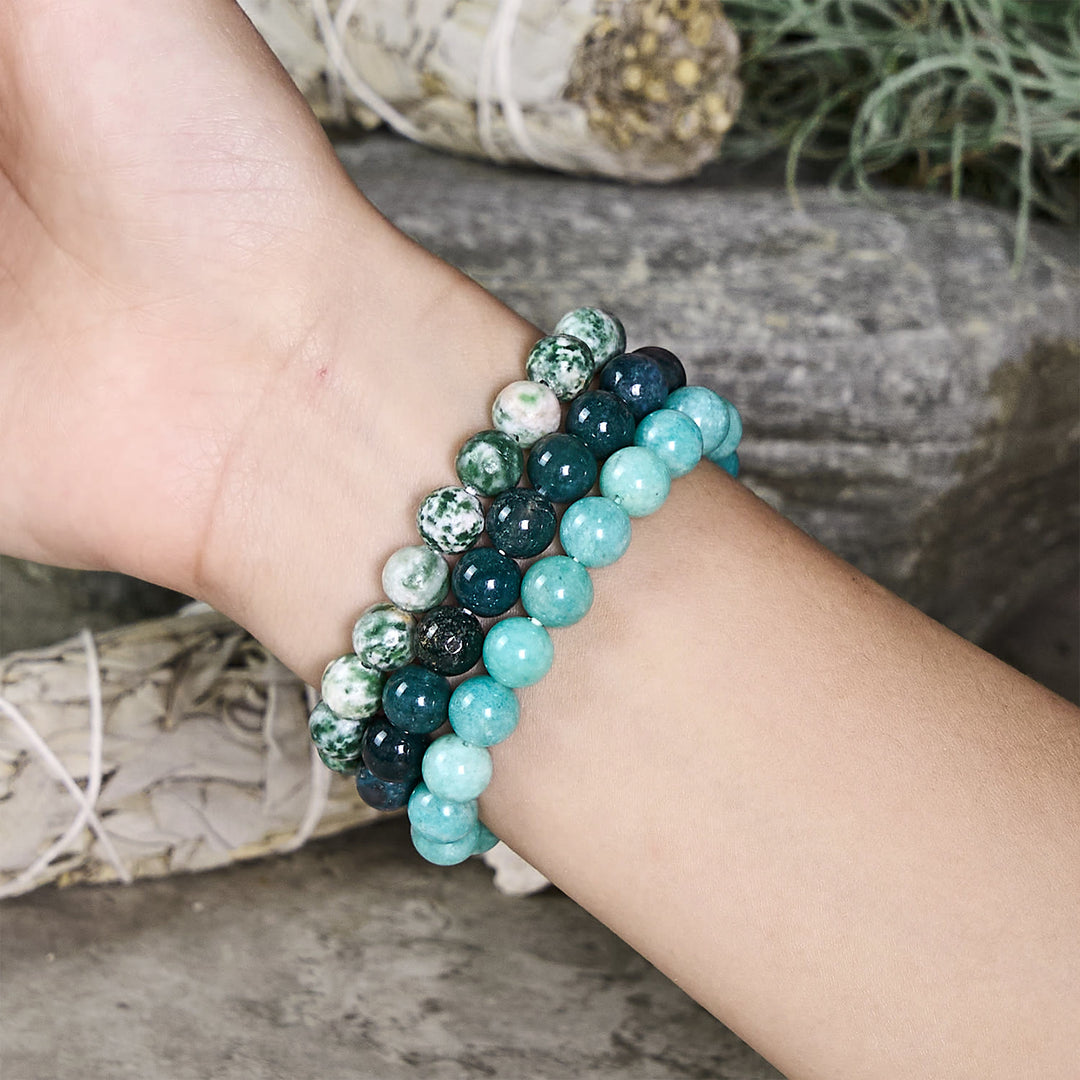 Olivenorma Vergine - 23 agosto - 22 settembre - Set di braccialetti di cristallo con astrologia zodiacale - image 1