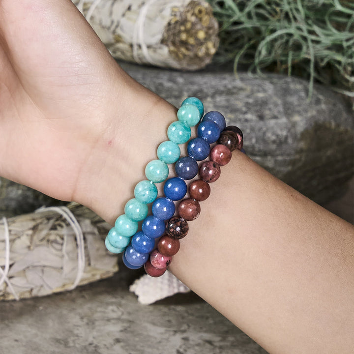 Olivenorma Bilancia - 23 settembre - 22 ottobre - Set di braccialetti di cristallo con astrologia zodiacale - image 1