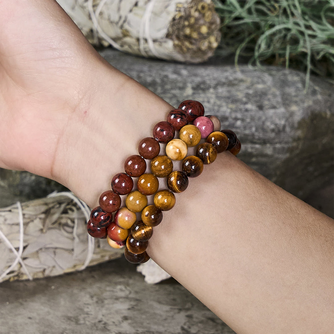 Olivenorma Pesci - 19 febbraio - 20 marzo - Set di braccialetti di cristallo con astrologia zodiacale - image 1