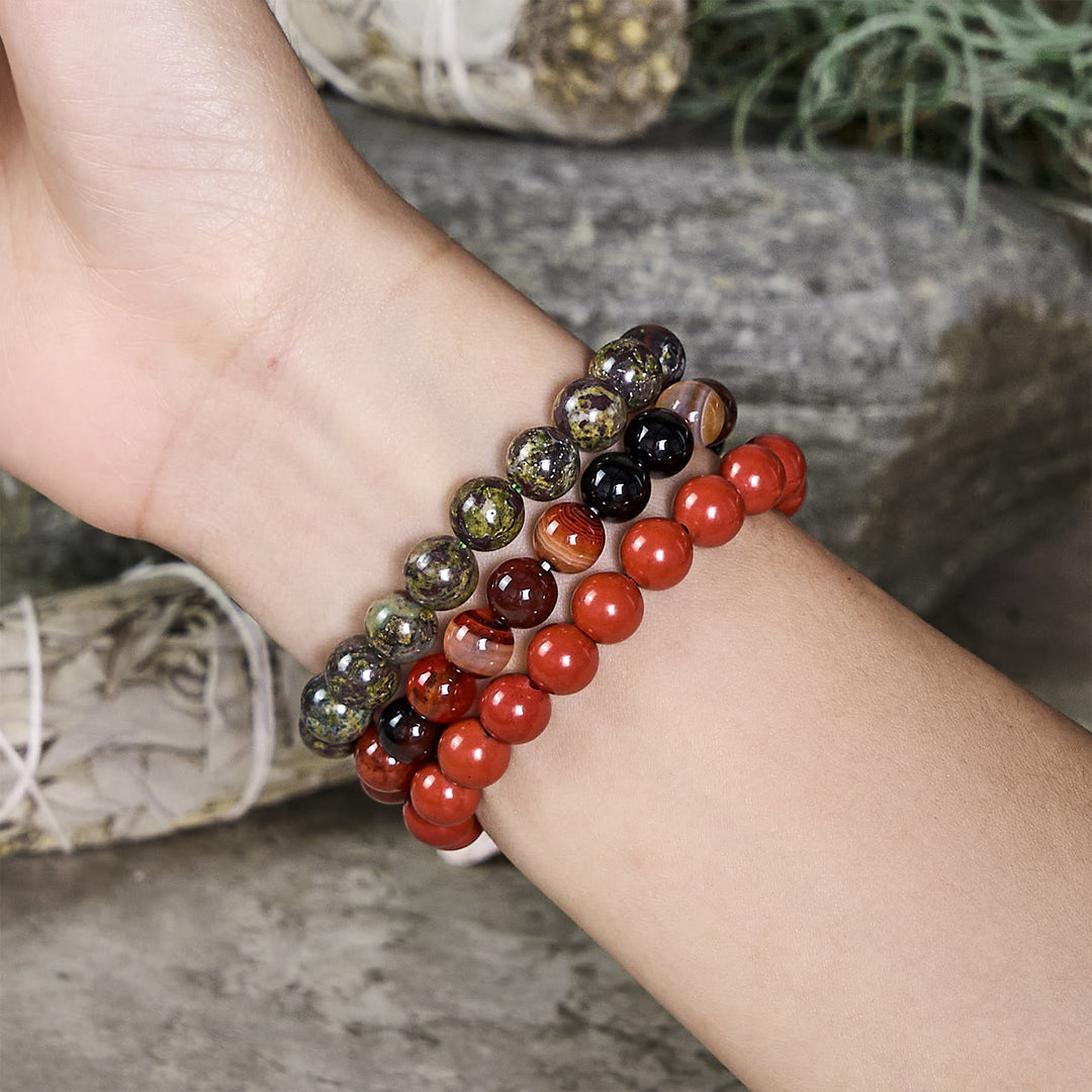 Olivenorma Ariete - 21 marzo - 19 aprile - Set di braccialetti di cristallo con astrologia zodiacale - image 1