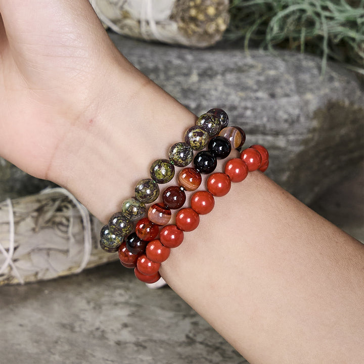 Olivenorma Ariete - 21 marzo - 19 aprile - Set di braccialetti di cristallo con astrologia zodiacale - image 1