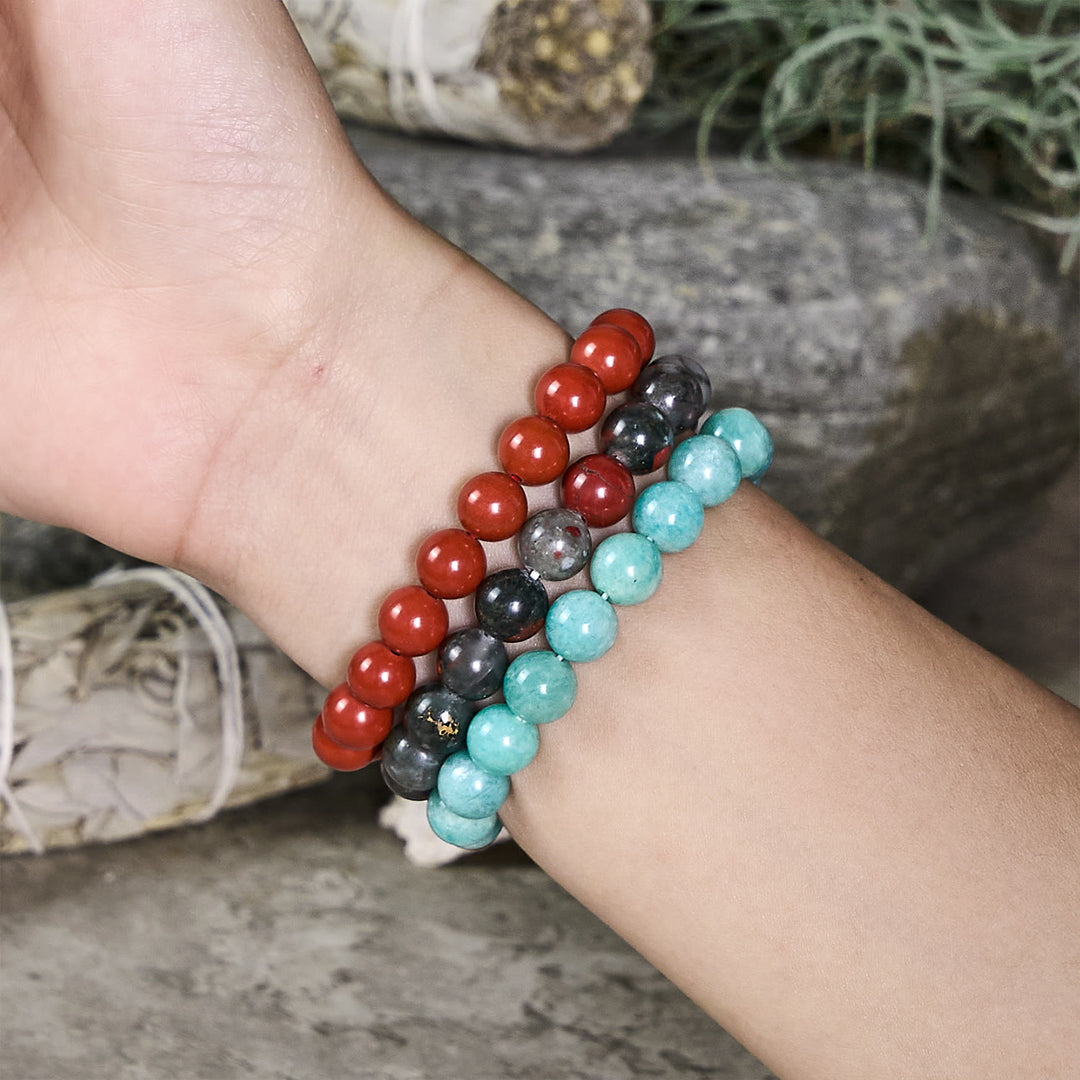 Olivenorma Toro - 20 aprile - 20 maggio - Set di braccialetti di cristallo con astrologia zodiacale - image 1