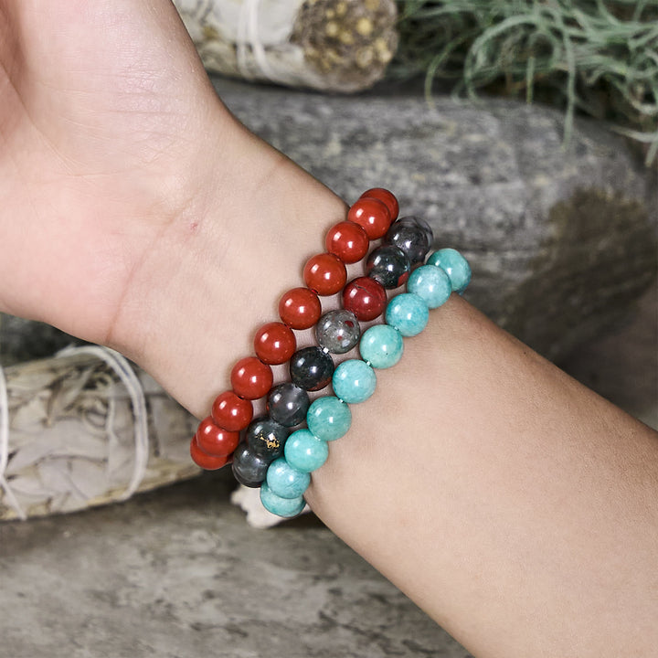 Olivenorma Toro - 20 aprile - 20 maggio - Set di braccialetti di cristallo con astrologia zodiacale - image 1