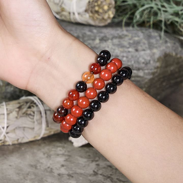 Olivenorma Leo - 23 lug - 22 ago - Set di braccialetti di cristallo con astrologia zodiacale - image 1