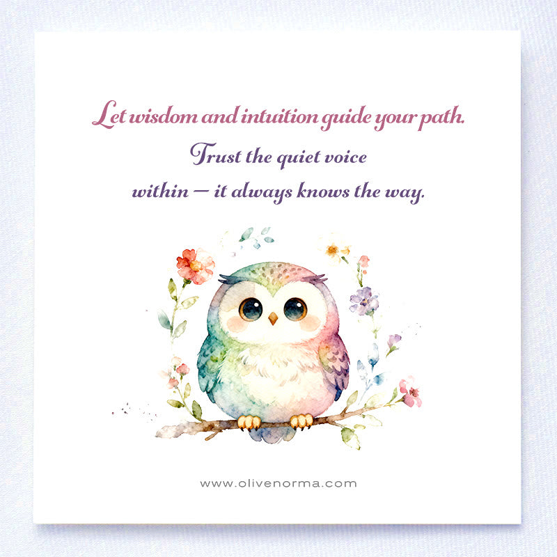 Decorazione in pietra preziosa con statuetta di gufo di cristallo guardiano saggio Olivenorma - image 1